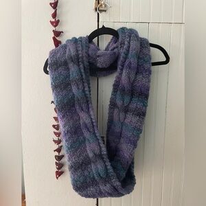 Chunky Cable Hand Knit Infinity Scarf